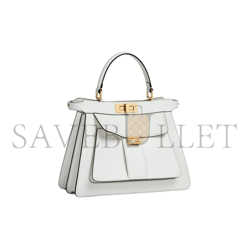 FENDI PEEKABOO I SEE U LEATHER TOP HANDLE BAG 8BN321AMCXF0K7E (23*18*11cm)